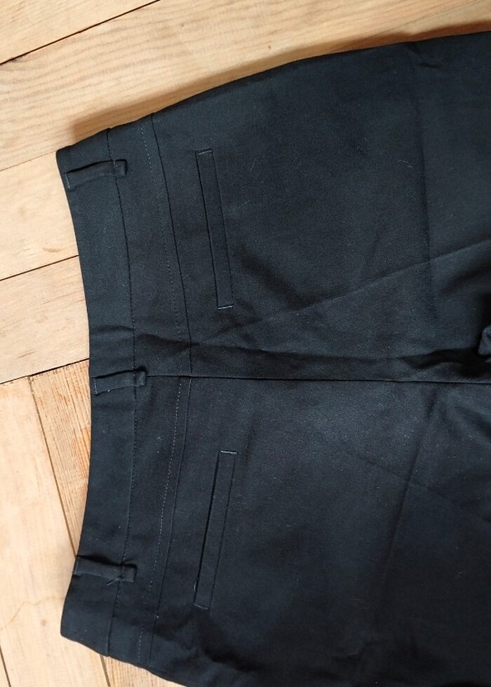 Siyah kumaş pantolon  - Görsel 2