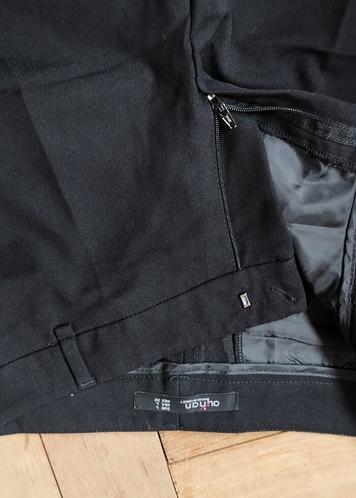 Siyah kumaş pantolon  - Görsel 3