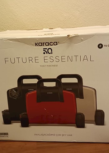 Karaca Future EssentialSiyah tost Makinesi