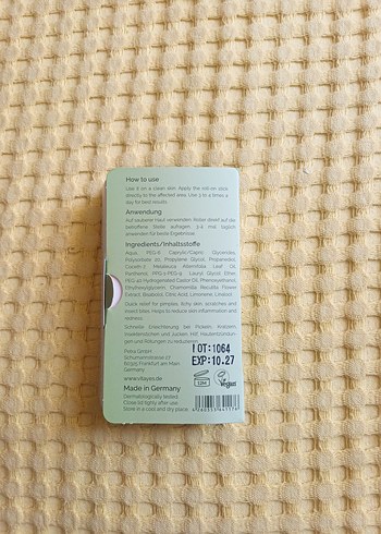 Diğer VITAYES SOS Sakinleştirici Roll-on Jel
