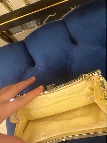 Sarı abiye çanta - Görsel 2