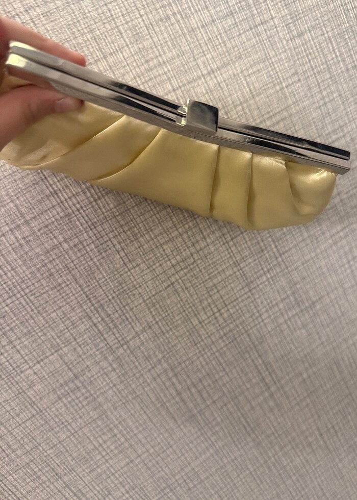 Sarı abiye çanta - Görsel 3