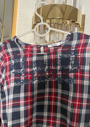 Colins marka Nakış Detaylı Bohem Kadın Gömlek - Görsel 2