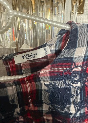 Colins marka Nakış Detaylı Bohem Kadın Gömlek - Görsel 3