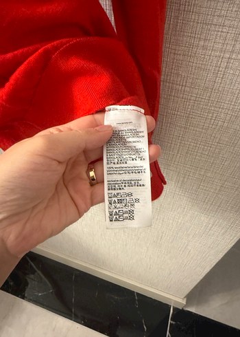 Tommy Hilfiger Kırmızı erkek  Triko Uzun Kollu Kazak - Görsel 4