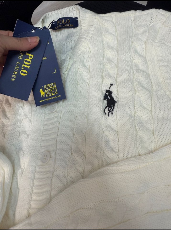 Beyaz Örgü Kadın Hırka - Görsel 3