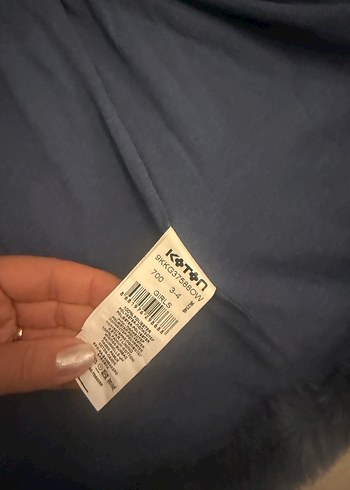 Kız Çocuk Gri Kürklü Kolsuz Yelek - Görsel 4