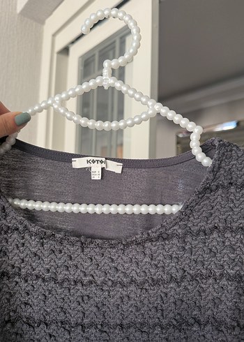 Koton marka Gri Kadın Bluz - Görsel 3