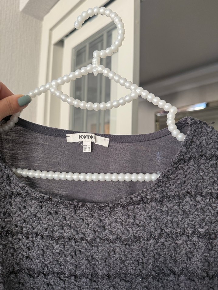 Koton marka Gri Kadın Bluz - Görsel 3