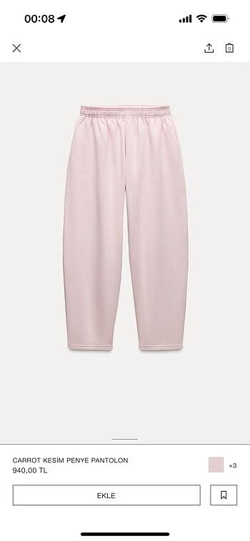 Zara Zara pembe eşofman