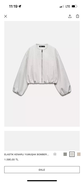 Zara bomber ceket