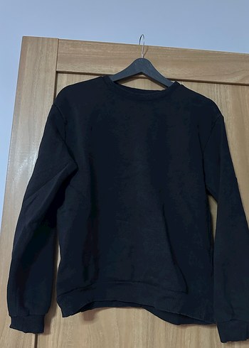 Siyah Kadın Oversize Sweatshirt