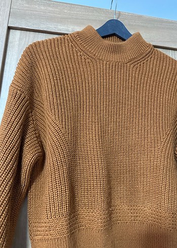 H&M Kahverengi Triko Kadın Kazak