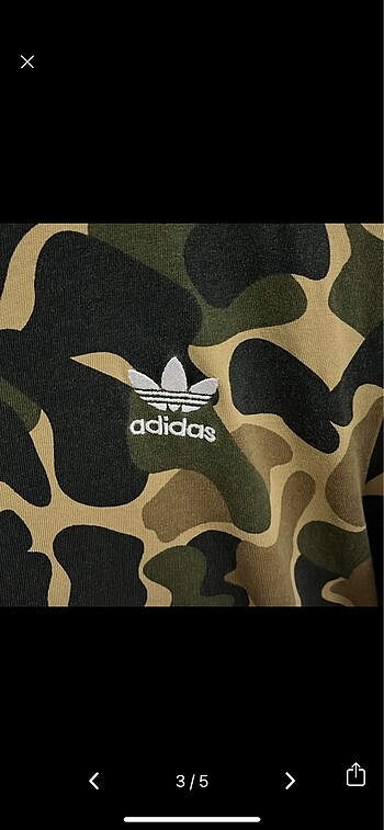 m Beden adidas asker desen tişört