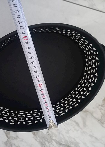 siyah metal ekmeklik patateslik ve dekoratif cok amacli sepet - Görsel 5