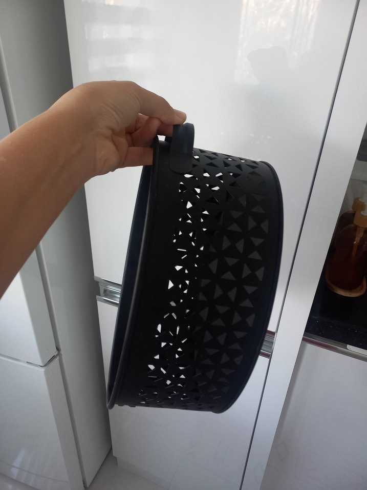 siyah metal ekmeklik patateslik ve dekoratif cok amacli sepet - Görsel 3