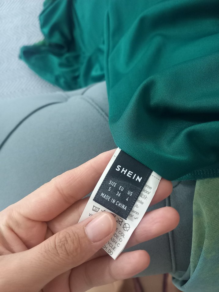 dar kesim tek omuz elbise - Görsel 4