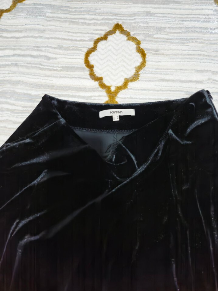 koton marka velur etek - Görsel 3