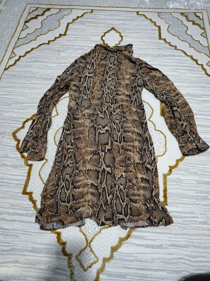 mango marka snake elbise - Görsel 2