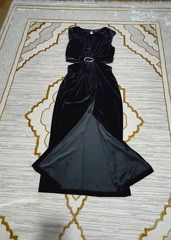 Koton Marka velur Elbise - Görsel 3