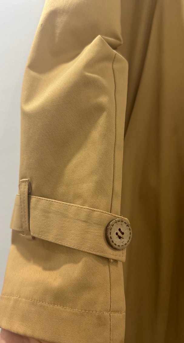 Kadın Bej Uzun Düğmeli Trençkot - Görsel 2