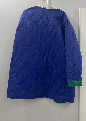 Kapitone Mont Mavi / Yeşil Çok İyi Durumda - Görsel 3