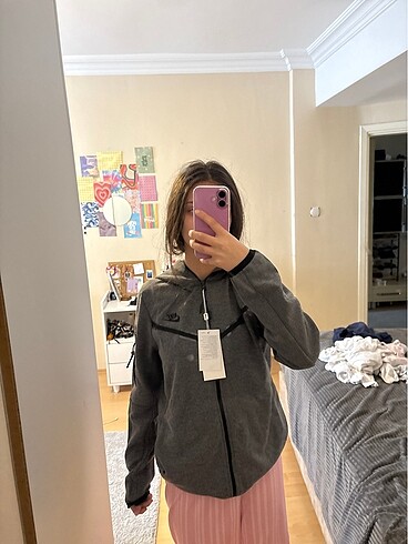 s Beden gri Renk Nike tech