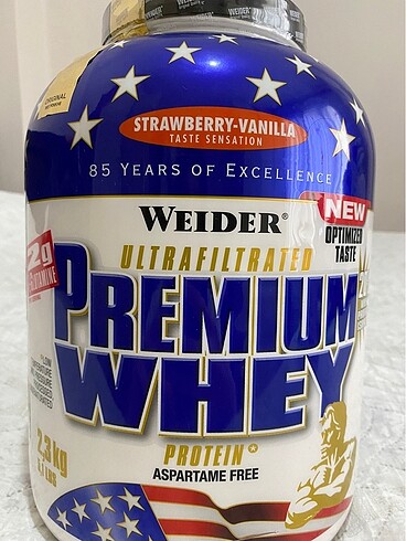kapalı kutu weider premium whey protein tozu muzlu