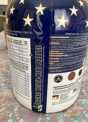  Beden Renk weider whey premium protein tozu (çikolatalı)