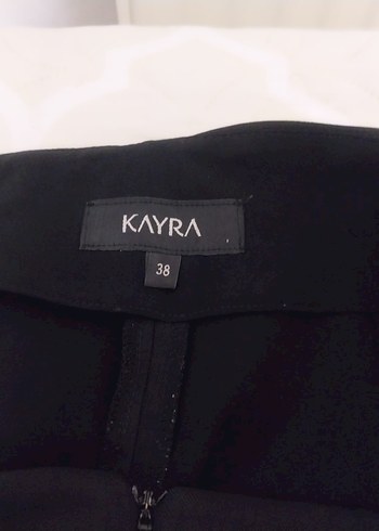 Kayra Siyah Salaş Kadın Uzun Kumaş Pantolon