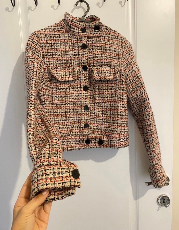 Düğmeli Tüvit Ceket xs yeni - Görsel 2