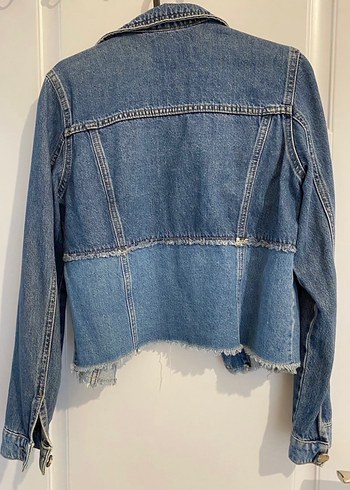 Koton Kot Denim Ceket 36 - Görsel 4