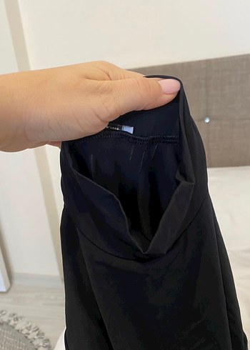 Zara siyah uzun elbise s yeni - Görsel 5