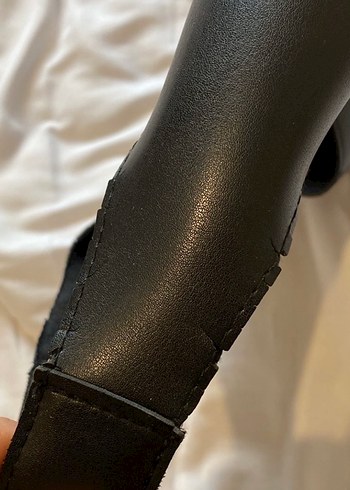 Siyah Deri Kadın Çanta - Görsel 3