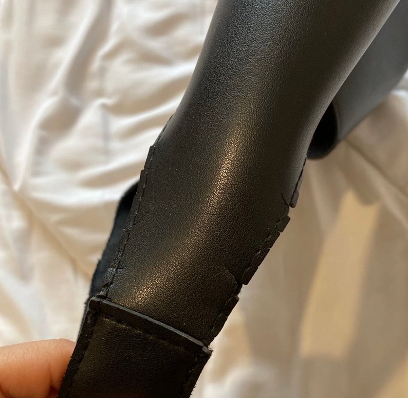 Siyah Deri Kadın Çanta - Görsel 3