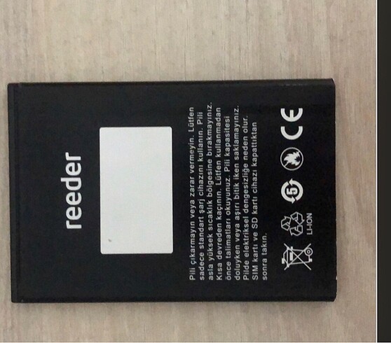 Reeder 3800 mAh batarya