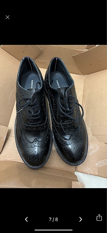Tommy Hilfiger oxford / loafer ayakkabı - Görsel 8