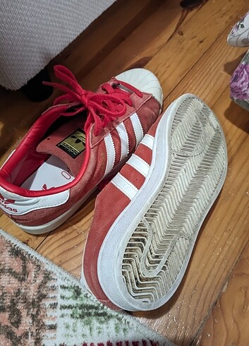40 Beden kırmızı Renk Adidas Süperstar City 