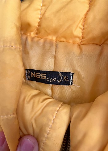 Sarı Fermuarlı Kadın Ceket - Görsel 2