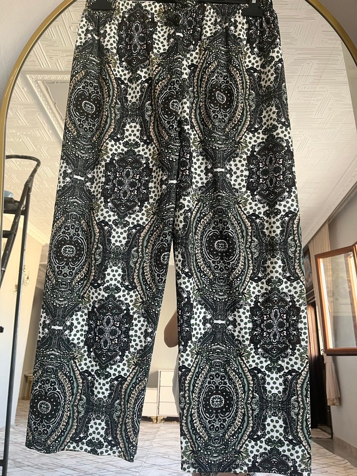 Uzun Bohem Desenli Kadın Kimono - Görsel 2