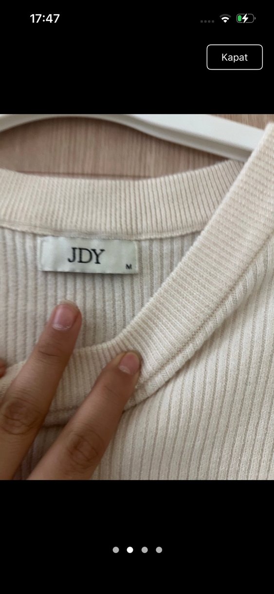 Bej Kadın Uzun Triko Elbise - Görsel 2