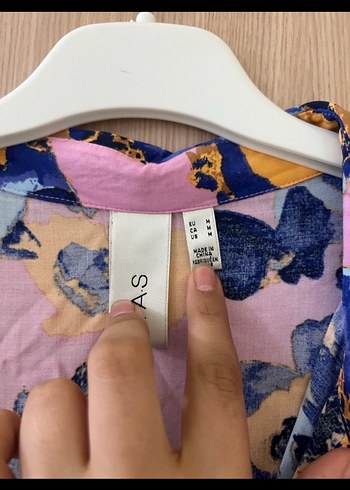 Çiçek Desenli Düğmeli Bohem Uzun Elbise - Görsel 4