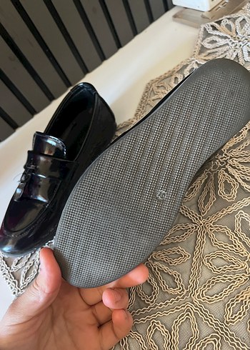 Klasik Siyah Yılan Desenli Tokalı Erkek Loafer - Görsel 3