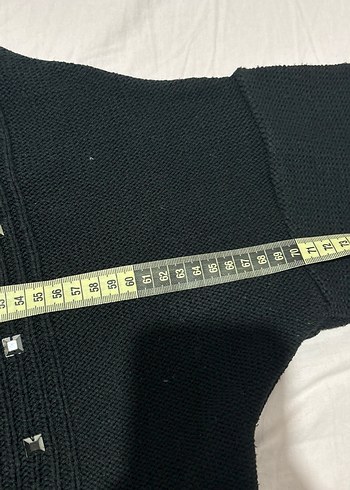 xxl Beden siyah Renk Siyah Örgü Uzun Kollu Kazak Taşlı