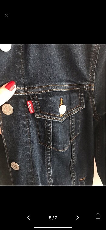 Kadın Kot ceket - Görsel 5