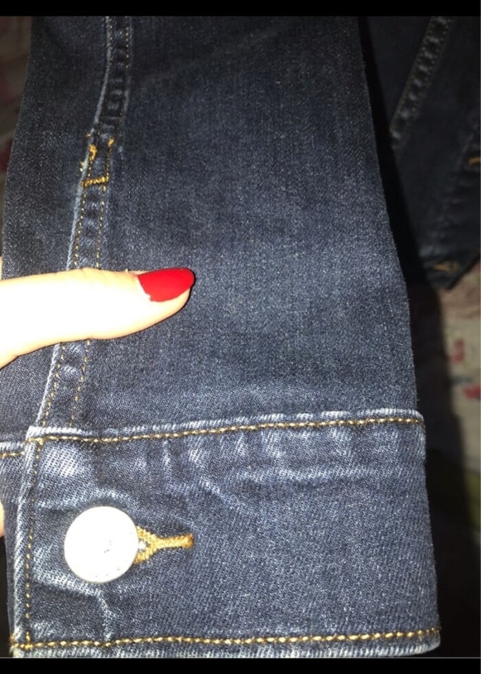 Kadın Kot ceket - Görsel 3