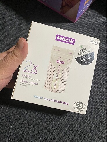  Beden Renk Mochi süt saklama poşeti sıfır