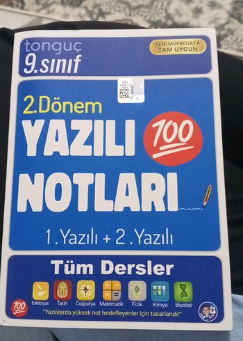 Tonguç 9. Sınıf 2. Dönem Yazılı Notları Tüm Dersler