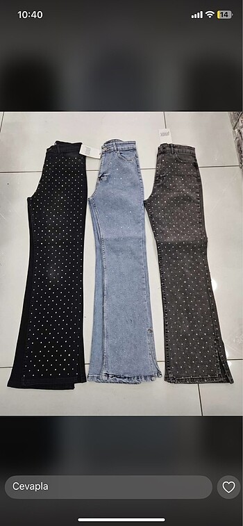 Taşlı yandan yırtmaçlı kotlar likralı