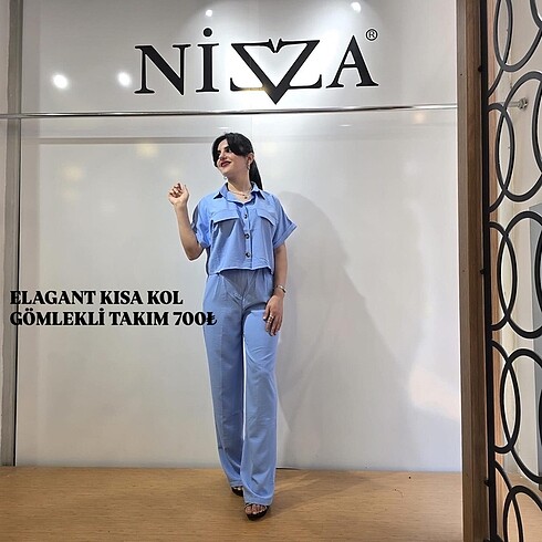 ELAGANT KISA KOL GÖMLEKLİ TAKIM 700?